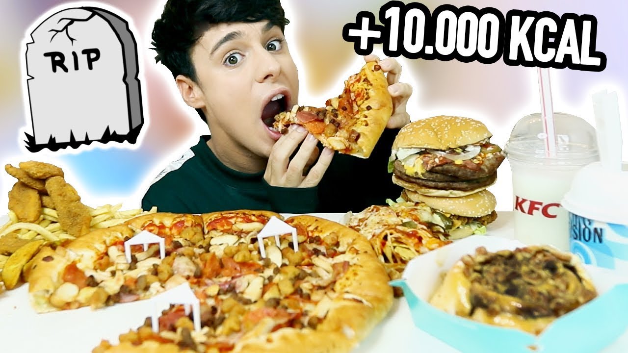 10.000 calorie MEAL CHALLENGE *mukbang* | Raphael Gomes