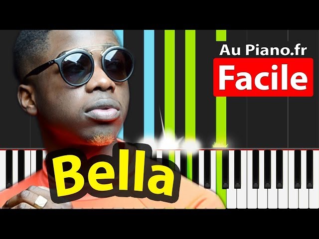 Mhd - Bella feat Wizkid Piano tuto FACILE (PAROLES LYRICS) class=