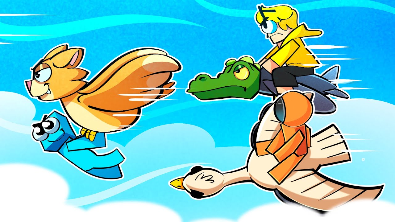 Лечу с Brainrot’ами на максимальной скорости!