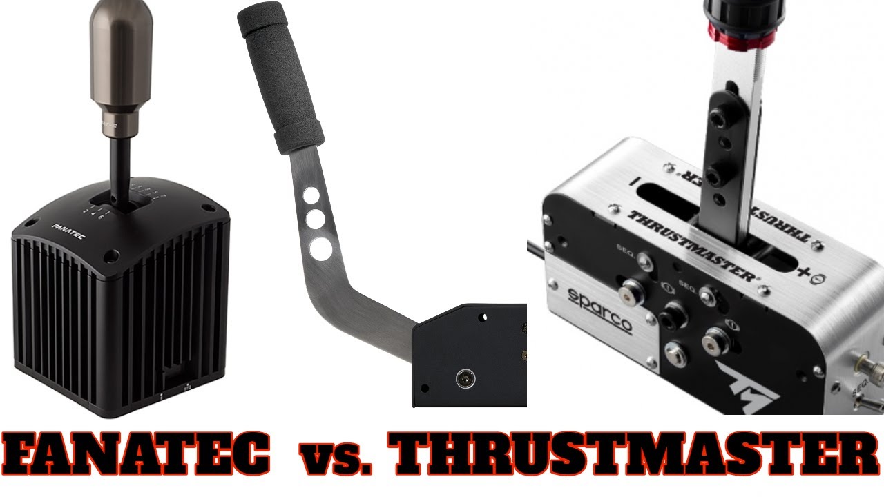 Thrustmaster TSS vs. Fanatec ClubSport Shifter vs. Fanatec