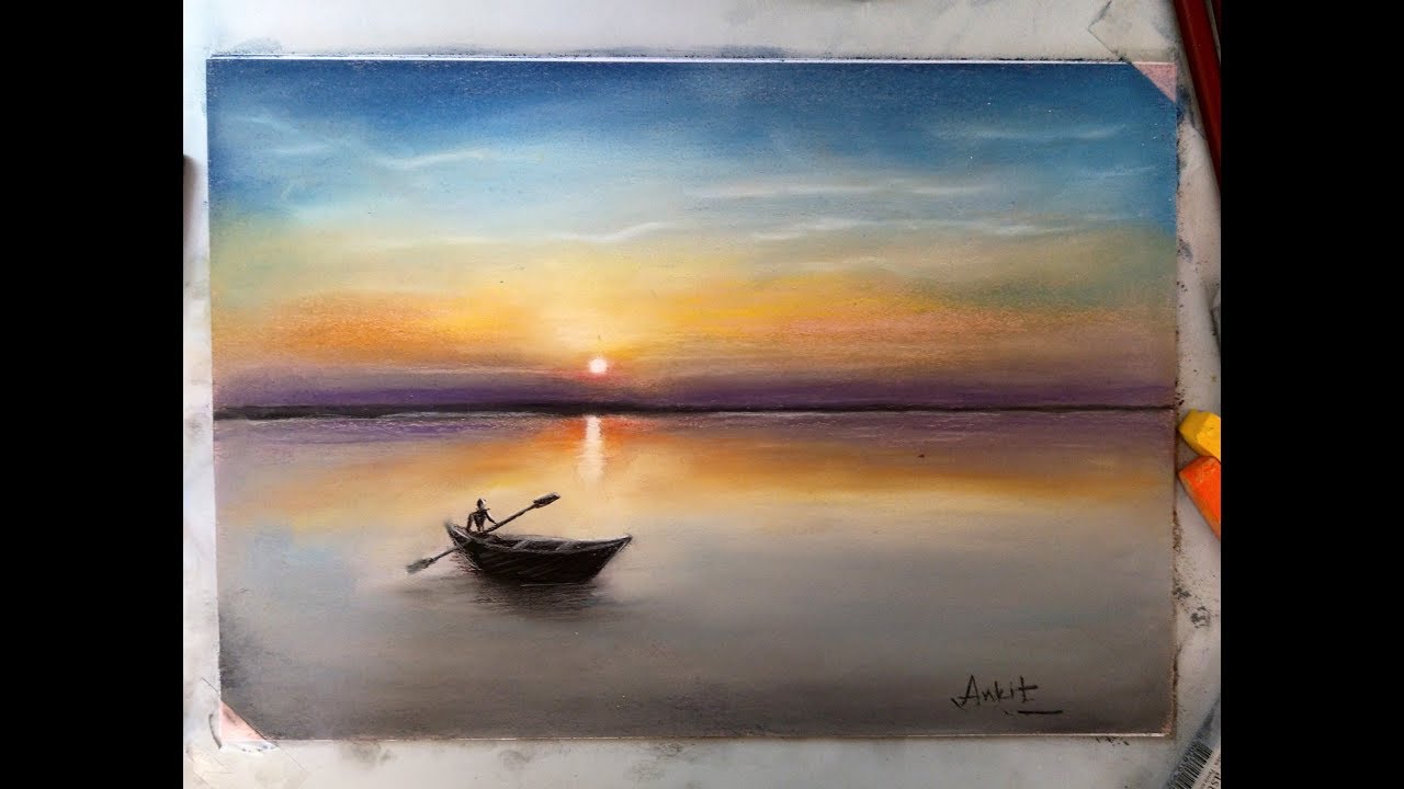 Soft Pastel Landscape Drawing · Art Prof