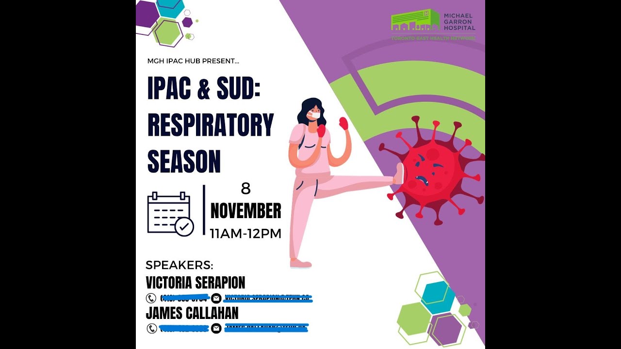 IPAC and Substance Use Disorder Programs: Respiratory Season IPAC Tool ...