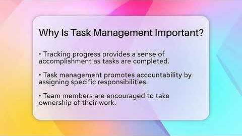 Why Is Task Management Important? - The Personal Growth Path
