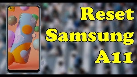 Samsung A11 Hard Reset / Pattern Unlock / Factory Reset / Removing PIN / Without PC