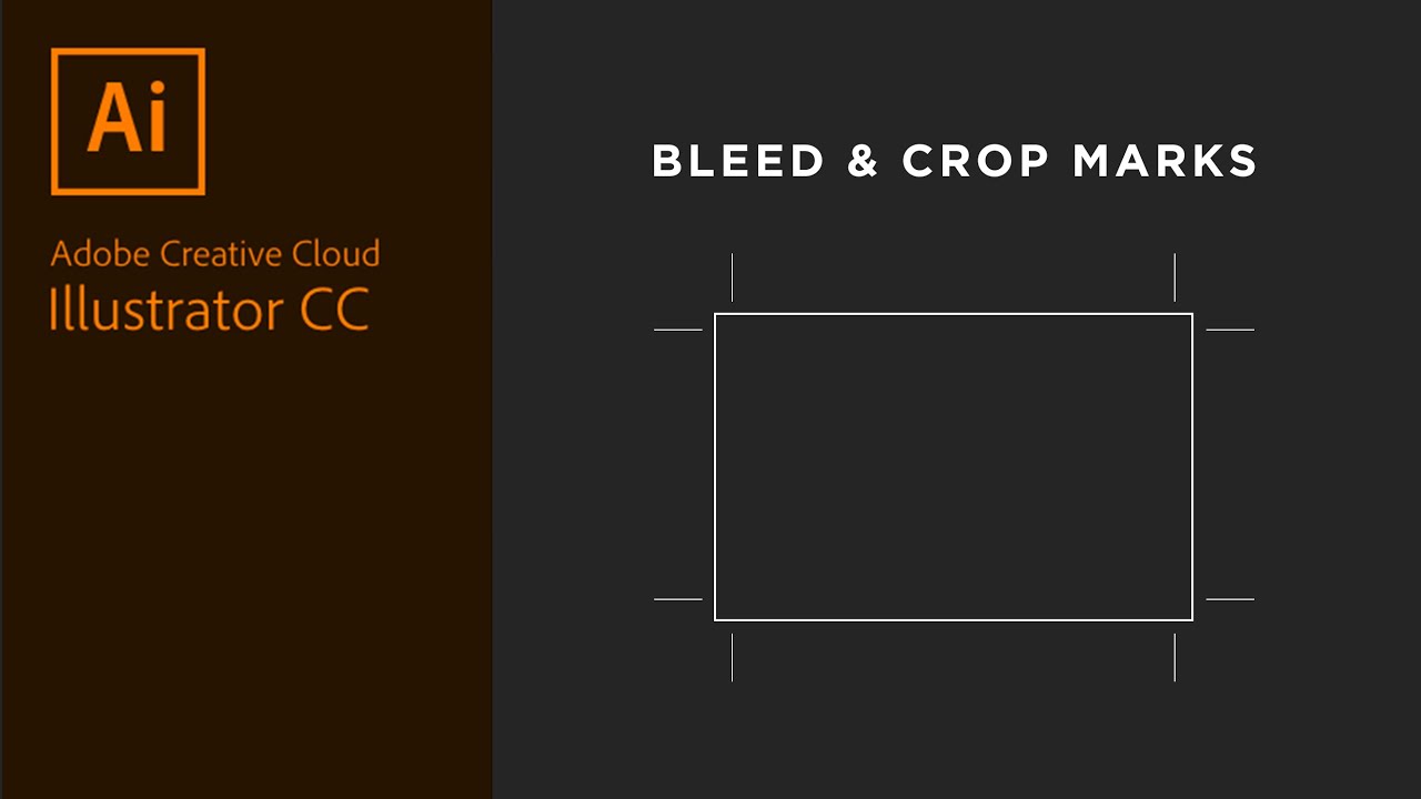 Crop Marks in Adobe Illustrator and Save pdf with Crop & Bleed - YouTube