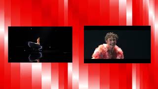 Eurovison Song Contest 2024 | 🇨🇭 Nemo - The Code | Side By Side Comparison