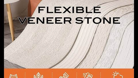 Travertine stones wall mcm flexible tile