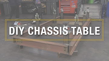How To Build DIY Chassis Table - Welding It All Together Using the Eastwood MIG 250!