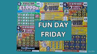 Funday Friday! Cards from the UK National Lottery. (Ep.30A)