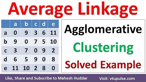 Average Linkage Hierarchical Agglomerative Clustering Algorithm draw dendrogram in ML Mahesh Huddar