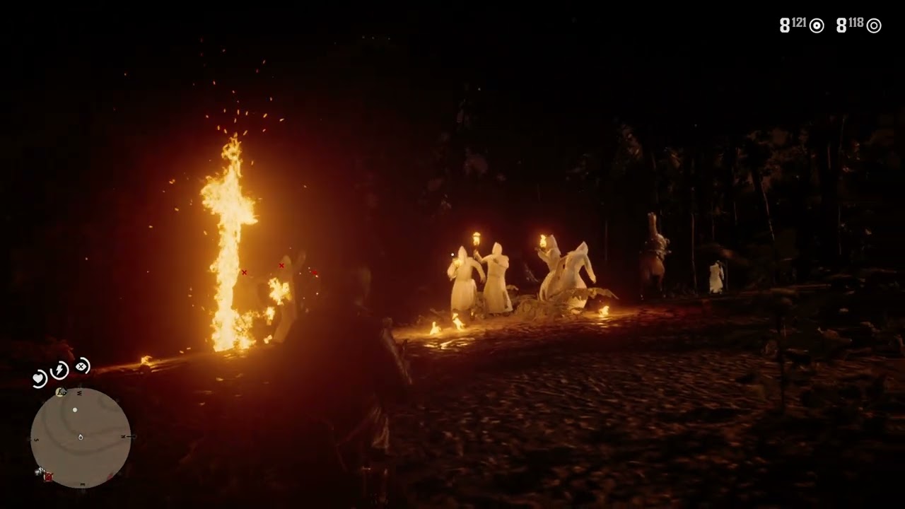 Weird world event in RDR2 have you ever seen this?