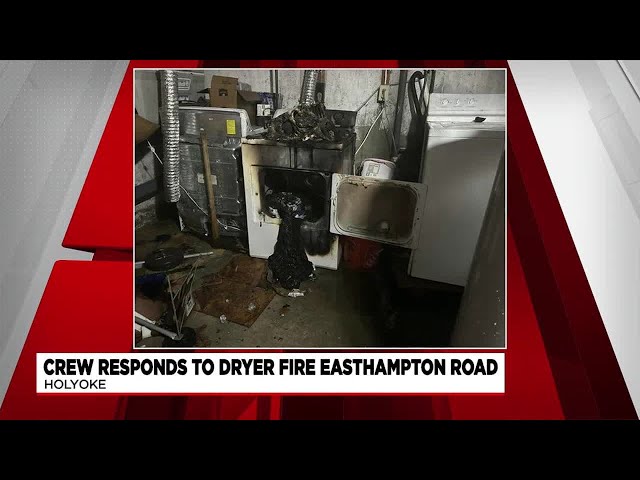Crews quickly extinguish Holyoke dryer fire