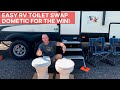 Replacing Our RV Toilet | Dometic 310 Toilet Review
