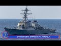 IRAN Ekubye Destroyer Ya America Mu Indian Ocean Ekutte Omuliro America Egamba Iran Ya Kusasula