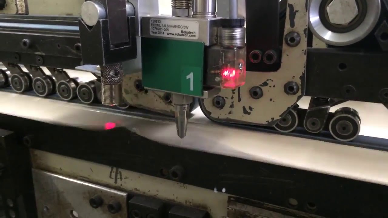 Liquid adhesive gun for folding carton YouTube