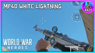 MP40 WHITE LIGHTNING GAMEPLAY🔥 | World War Heroes