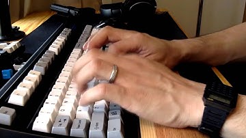 Typing Test - Unicomp Ultra Classic (Buckling Springs)