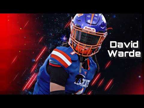 WR/DB David Warde 2023 Junior Football Highlights