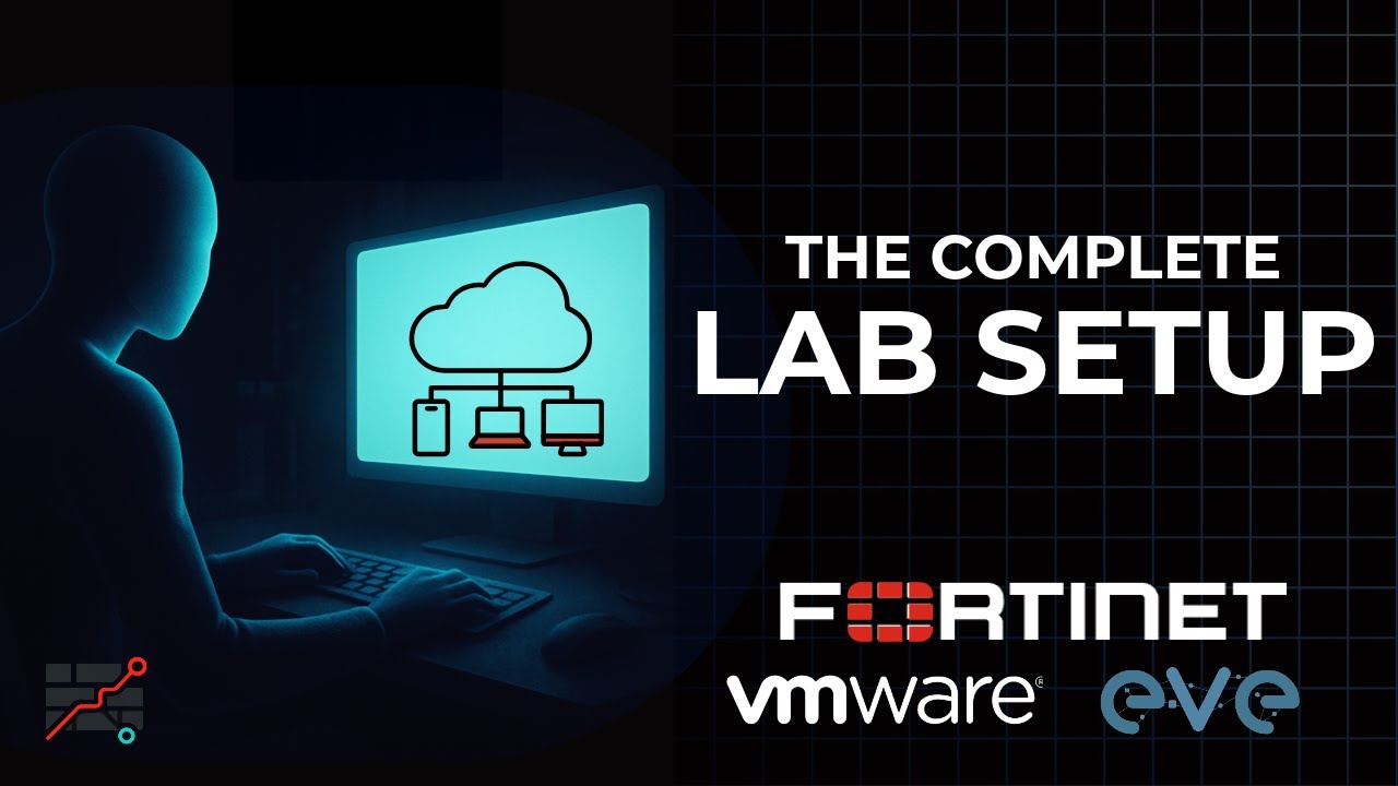 FortiGate Firewall Lab Setup 2026 | EVE‑NG + VMware Workstation  | NSE 4