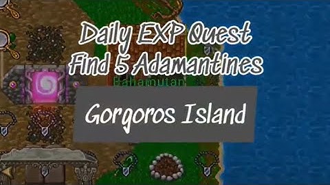 NPC Kalamon Daily EXP Quest, Find 5 Adamantines From Petraclops