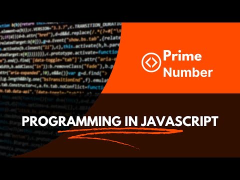 Find whether the number is prime or not | #programming in #javascript | Prithvi Varma Nallapuraju