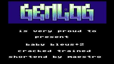 C64 Intro: 1994 Genlog Intro 01
