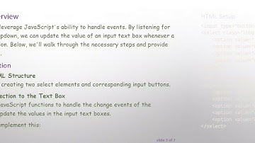 How to Display a Selected Value in an Input Text Box Using JavaScript