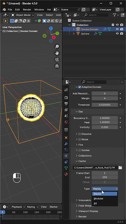Quick Fire Effect in Blender – Easy Smoke & Flame Tutorial #blender #fire #vfx