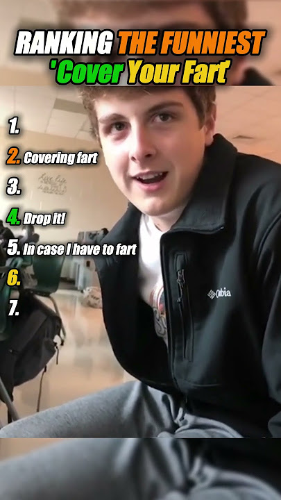 Ranking the Funniest 'Cover Your Fart' Moments 🤣 | You Won't Believe #1!