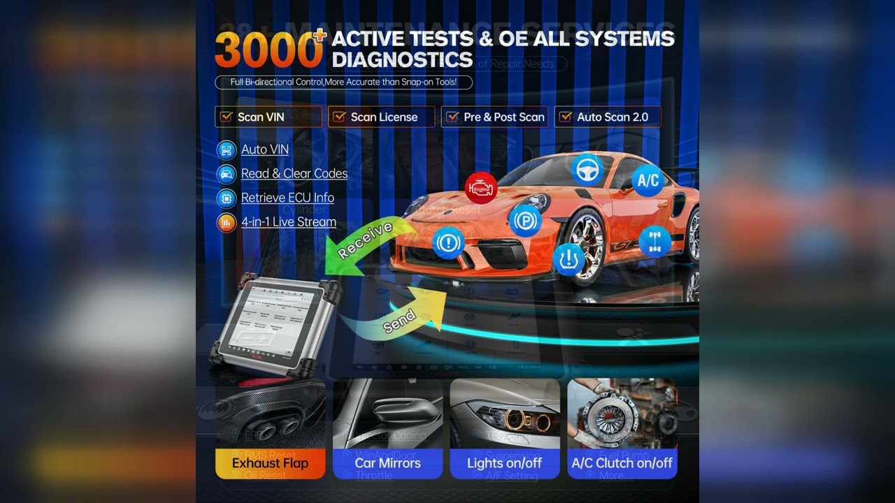 2026 Autel Scanner MaxiSYS MS908S PRO II Plus $219 TS501 PRO TPMS - B07NN6J4BH