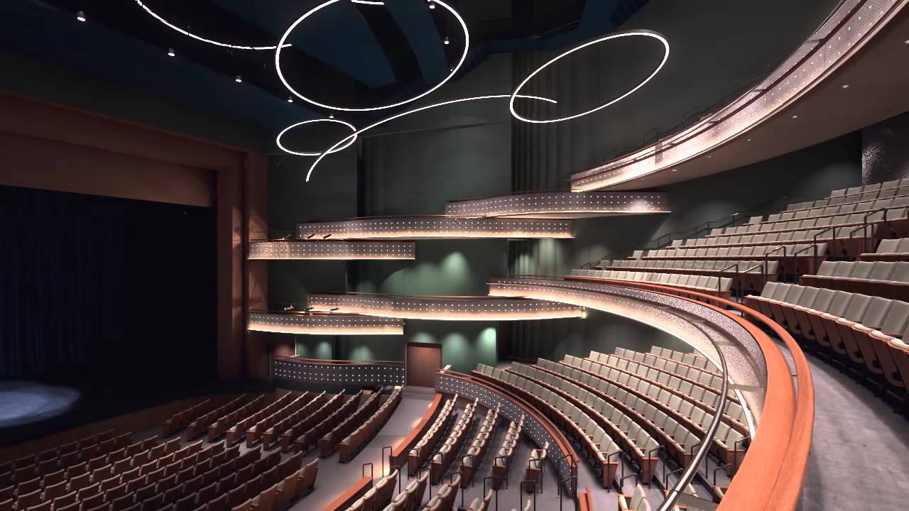 New Hancher Auditorium Flythrough - YouTube