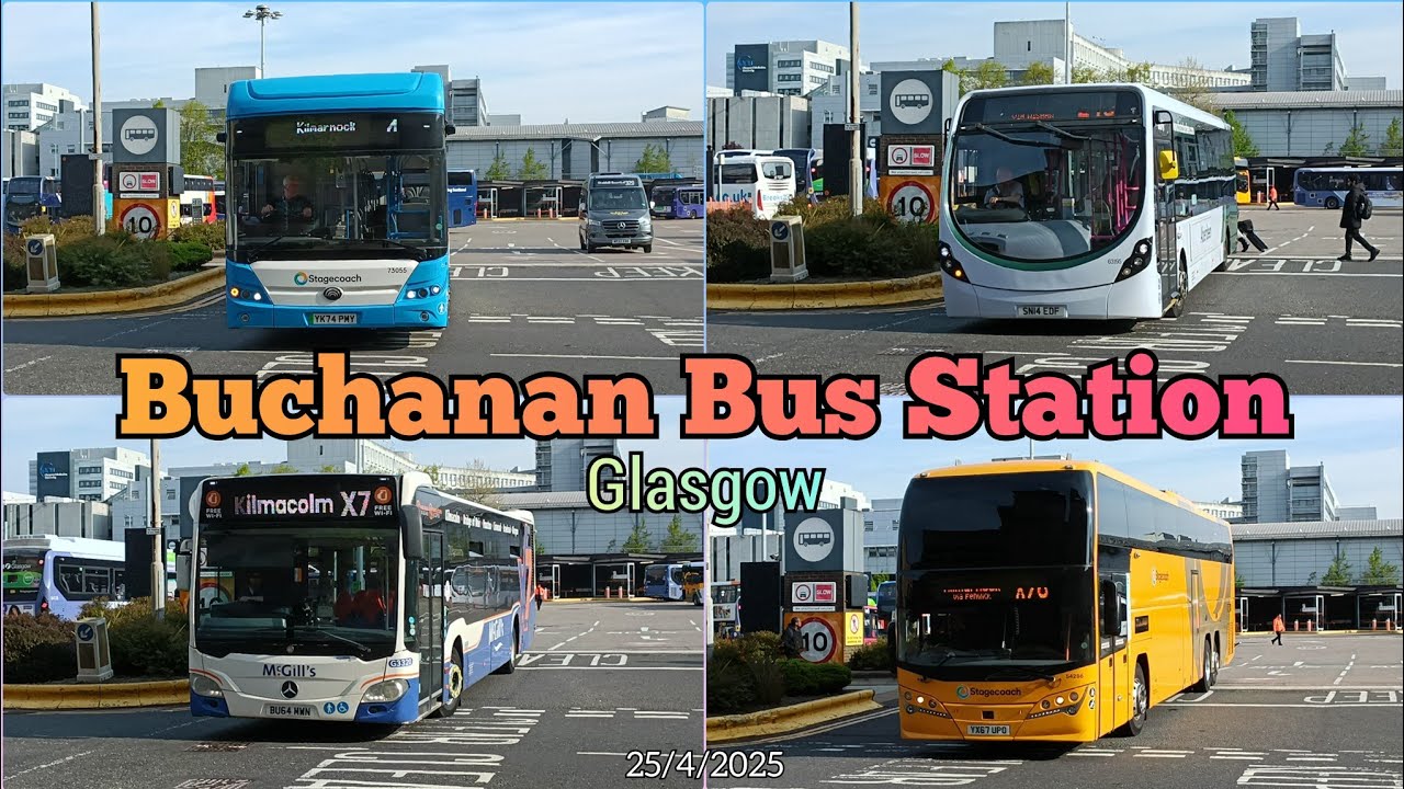 Buses at: Buchanan Bus Station, Glasgow - 25/4/2025