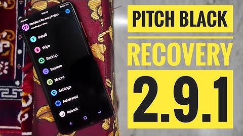 Pitch black recovery installation procedure for any Android device 😎😎