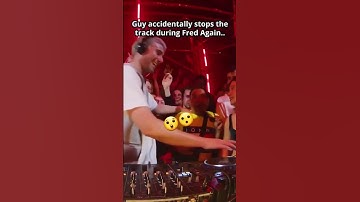 Guy accidentally stops the set during Fred Again 😄 #shorts #fredagain #djset #boilerroom