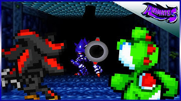 SMBZ Shadow & Yoshi vs Mecha Sonic