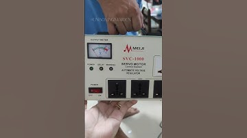 Unboxing Meiji SVC-1000 Servo Motor Automatic Voltage Regulator #avr #meiji #unboxing