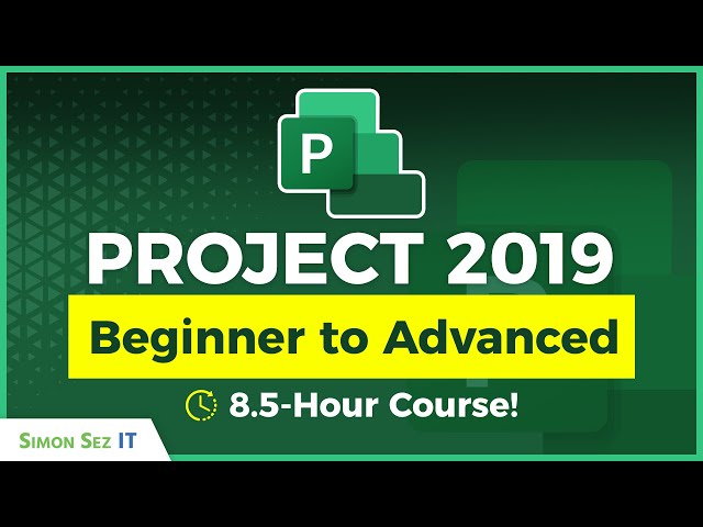 Microsoft Project 2019 Beginner to Advanced Training: 8.5-Hour Course! class=