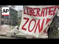 Propalestinian encampment grows on the university of michigan campus