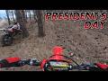 RIDING SINGLETRACK at Nebraska National Forest on President's Day 2026!