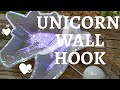 Resin Unicorn Wall Hook Organizer : Feb Premium Elves Box