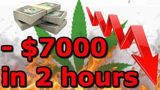 Datos I Lost $7000 In 2 Hours ! 😱 Tilray  Stock up 100% In One Day, Then crashes 48% - TLRY A Bubble  Noticias