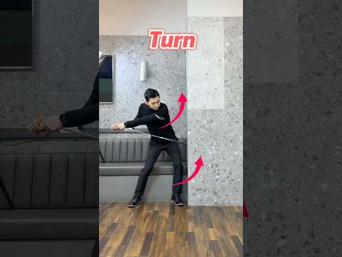 <strong>다운</strong> 스윙 등 근육을 느끼면서 체중 이동과 몸통 회전을 만들어 보세요!