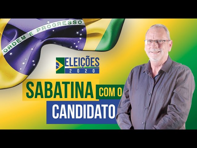 #Eleições2020 Assista a sabatina com o candidato a prefeito de Rio Negro, Professor James