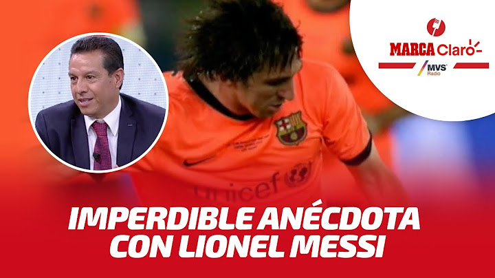 Armando Archunda platica una imperdible anécdota con Lionel Messi