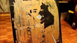 Marilyn Monroe Art Assemblage Collage