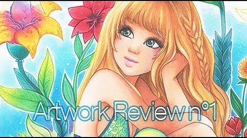 Artwork Review "Whimsical Flowers" Part 02 How to chose colors with Copic Markers