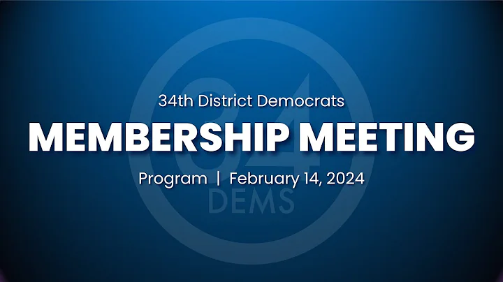 Membership Meeting (Program) — February 2024