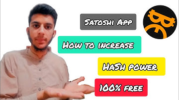 Get 100% Free Hash Power Increase 😱 || Satoshi App 🤑 || Earn Money Online App || Increase Hash Power