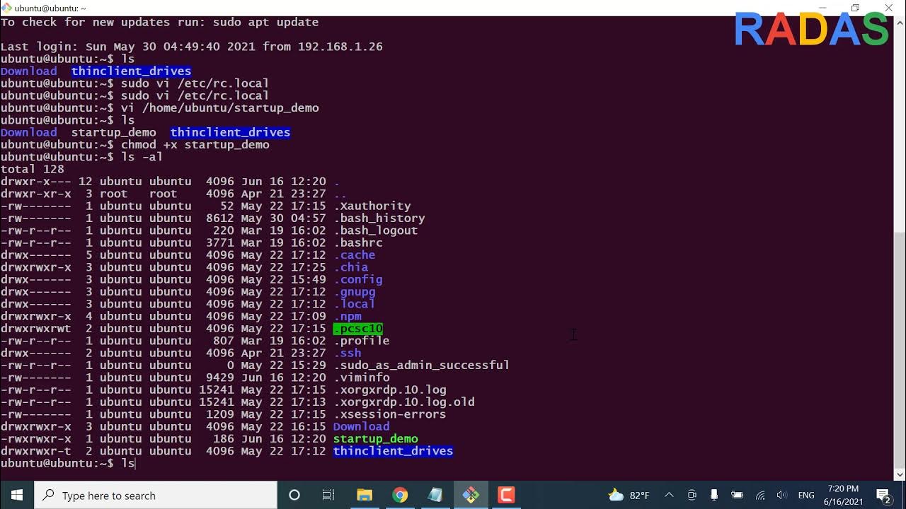 Tutorial Running Shell Script On Linux Boot - YouTube