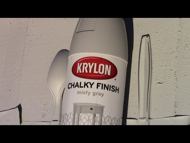 Krylon Classic White Water-Based Chalky Paint (1-Quart) in the